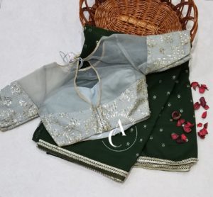 DS13 - Georgette Saree