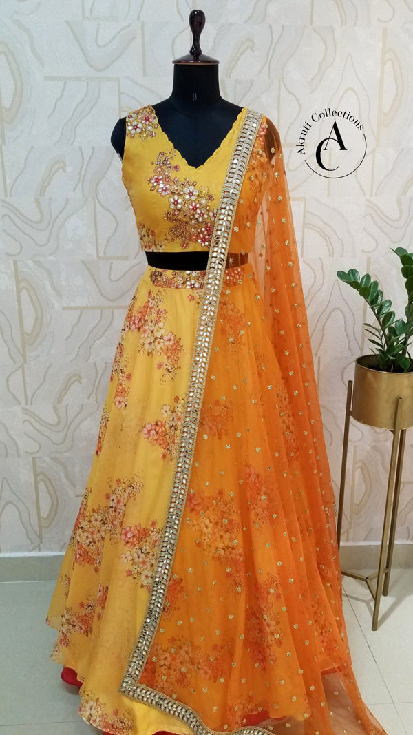 Dreamy Floral Lehanga