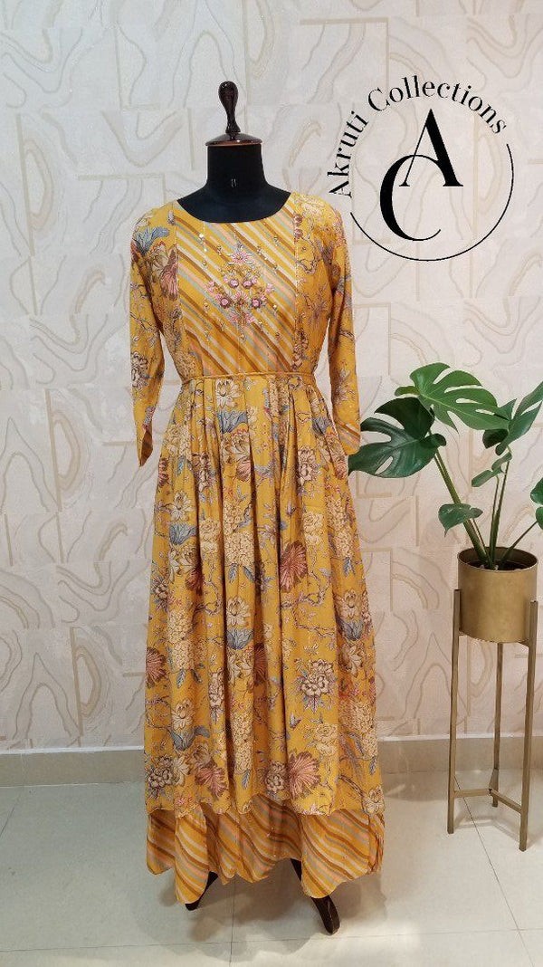 603 - Gown Style Kurti