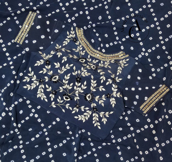 SM13-Satin Crape Saree