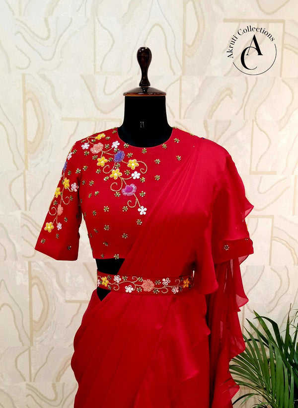 RF2 - Ruffle Saree