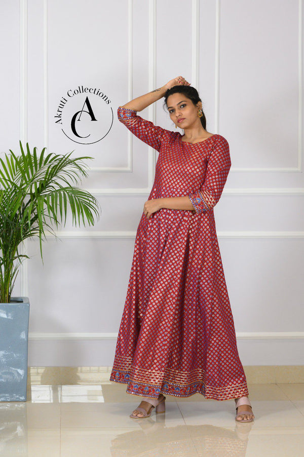MK122 - Gown Style Kurti