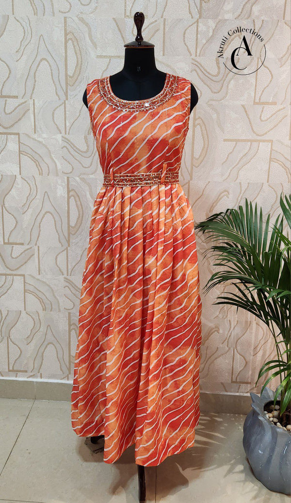 4827 - Leheriya Kurti