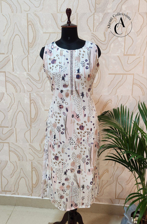 8406 - Printed Kurti