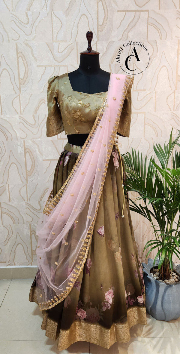 LH136 - Printed Lehenga Set