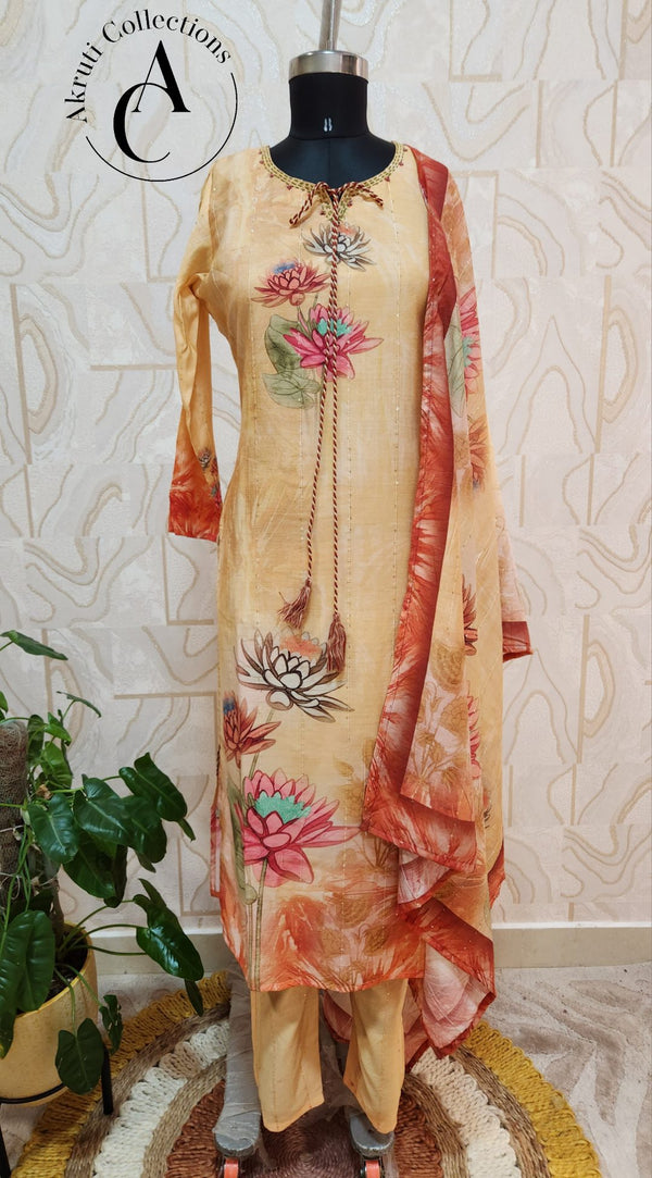 6262 - 3Pc Kurti Set