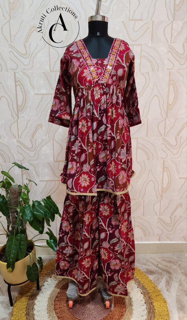 1301 - Sharara Kurti Set