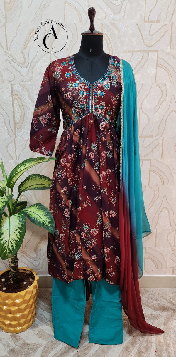 D141 - 3PC Kurti Set