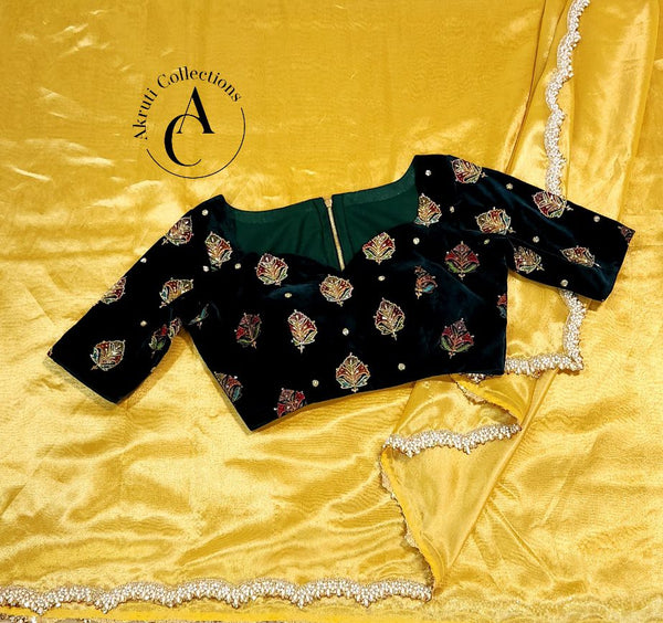 OT1 - Gold Tissue Saree