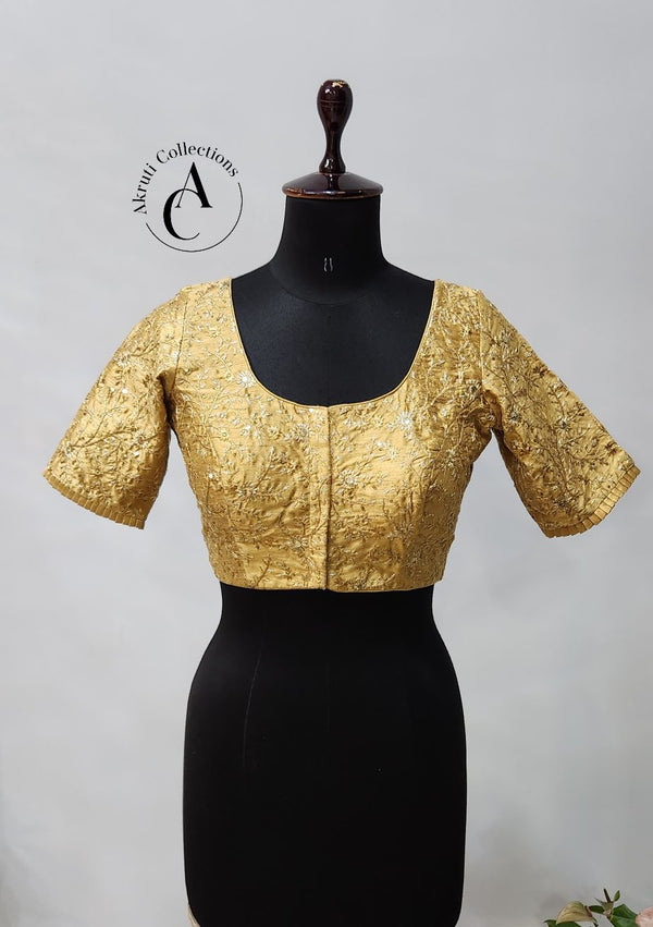 B134 - Raw Silk Blouse