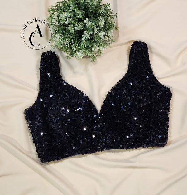 B45A - Sequins Blouse