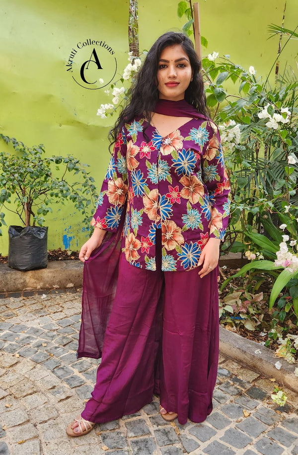 5230 -  Palazzo Kurti Set