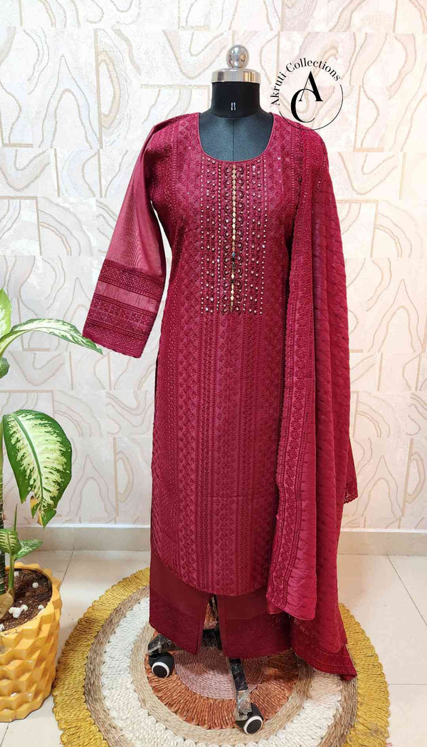 D95 - Chikankari Kurti Set