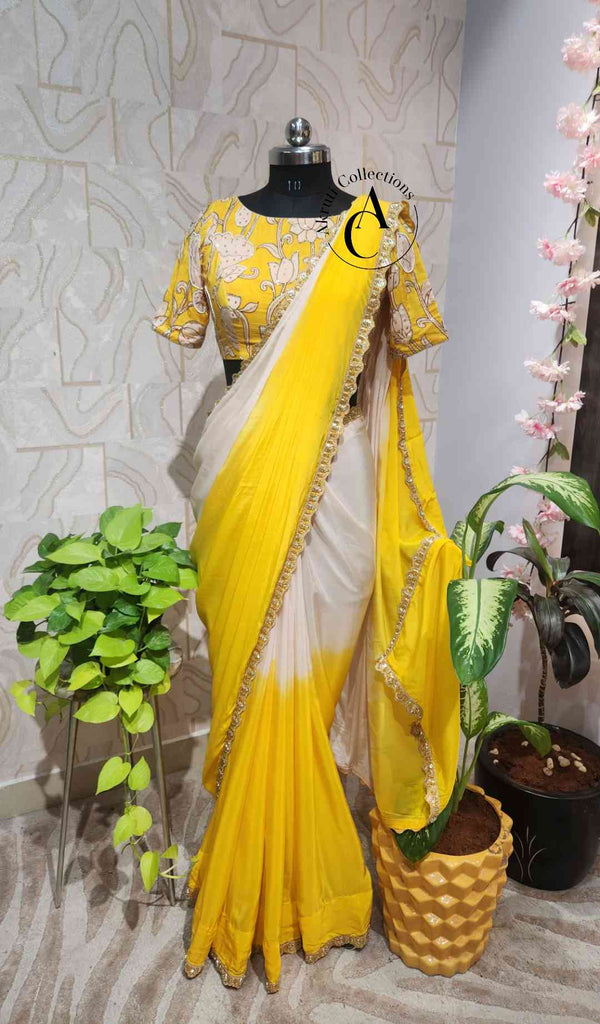 CR21 - Pure Crepe Saree