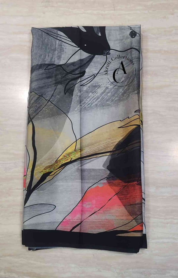 VS2 - Georgette Satin Saree