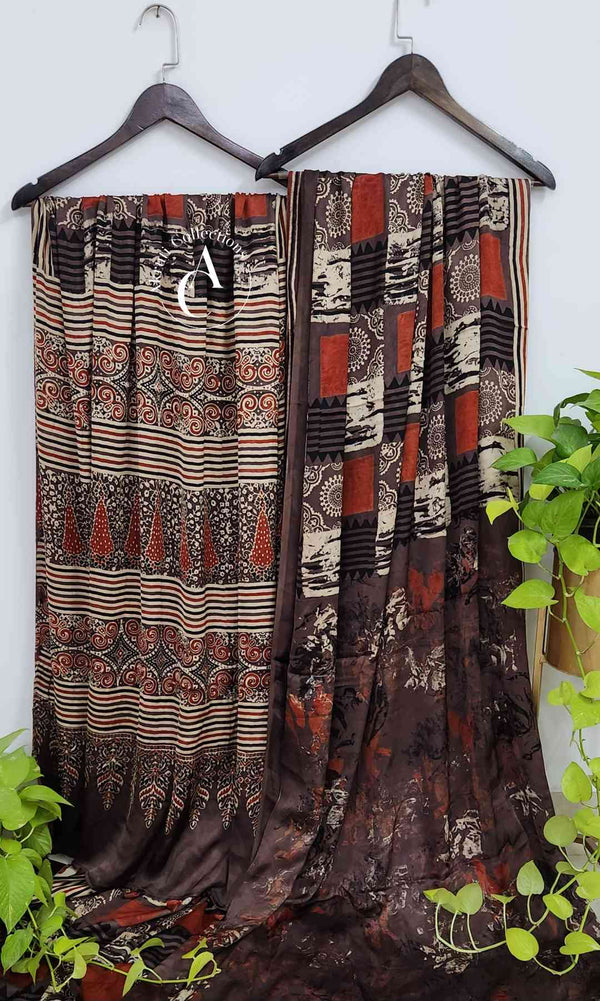 AJ14 - Ajrakh Saree