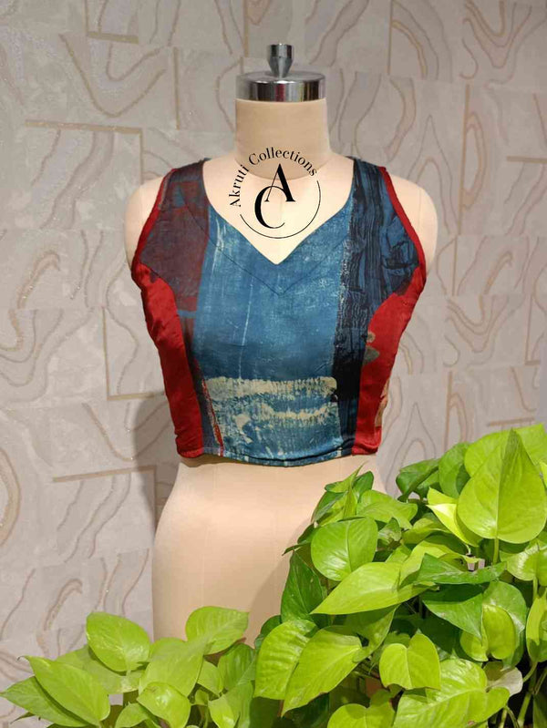Ajrakh Blouse 1