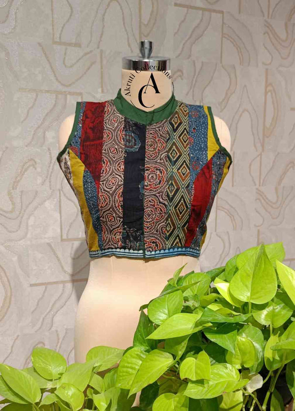 Ajrakh Blouse 5