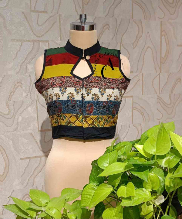 Ajrakh Blouse 3
