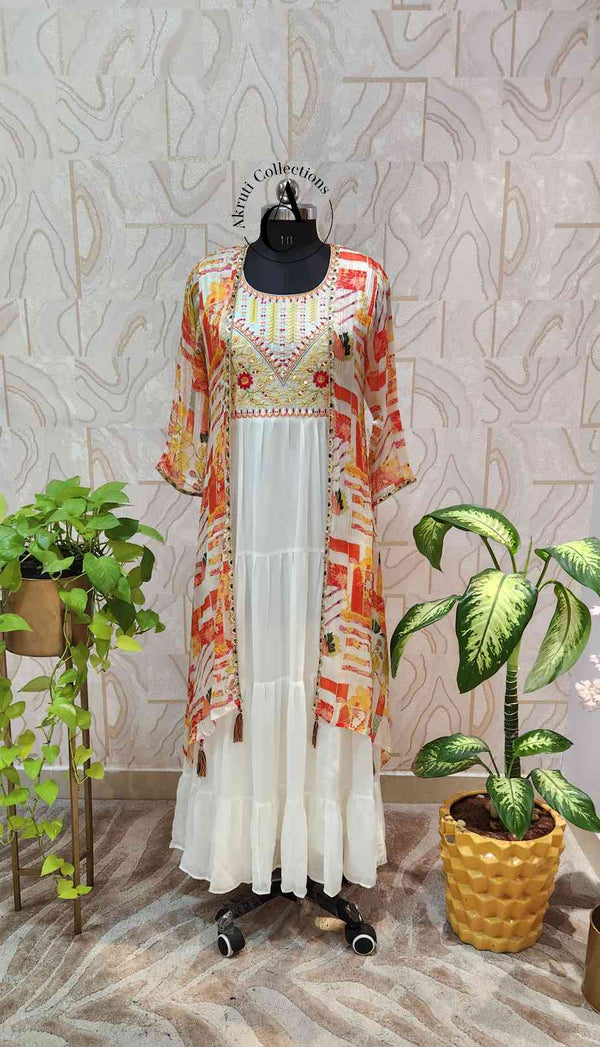 1719 - 2PC Kurti Frock