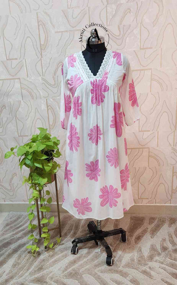 Z0007 - Floral Kurti