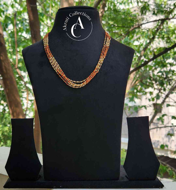 NS1069 - Coral Pearls Mala