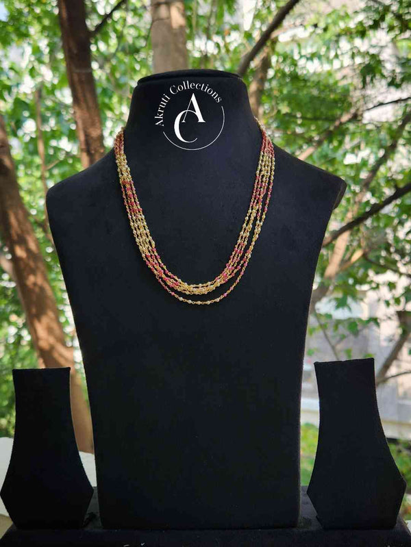 NS1071 - Ruby Pearls Mala