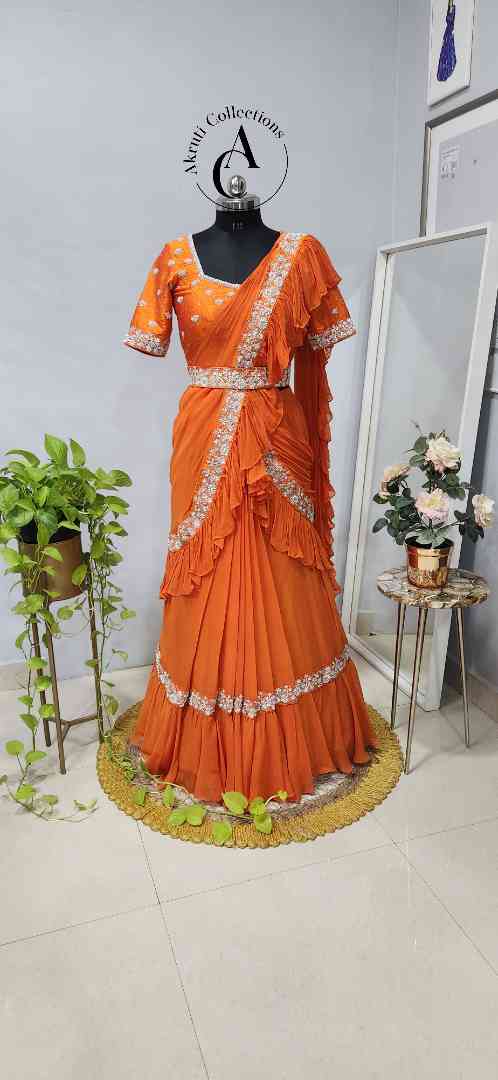 RF7 - Ruffle Saree