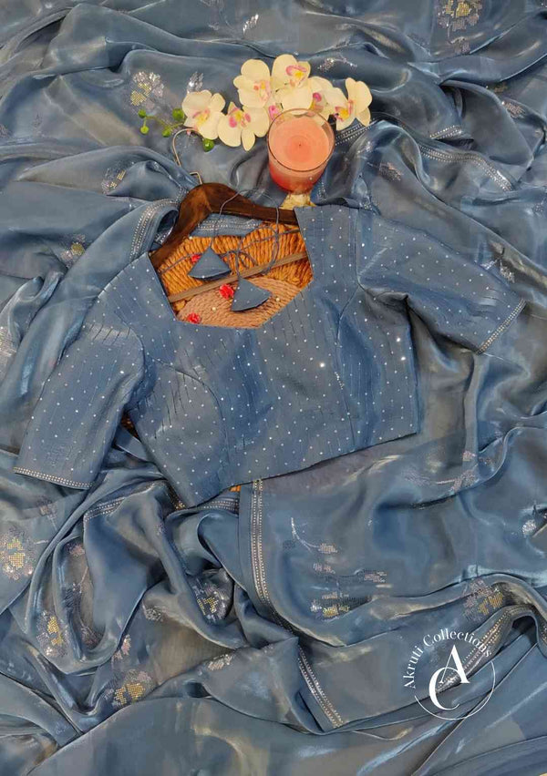 VS8 - Soft Satin Saree
