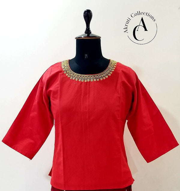 ST27 - Red Short Top