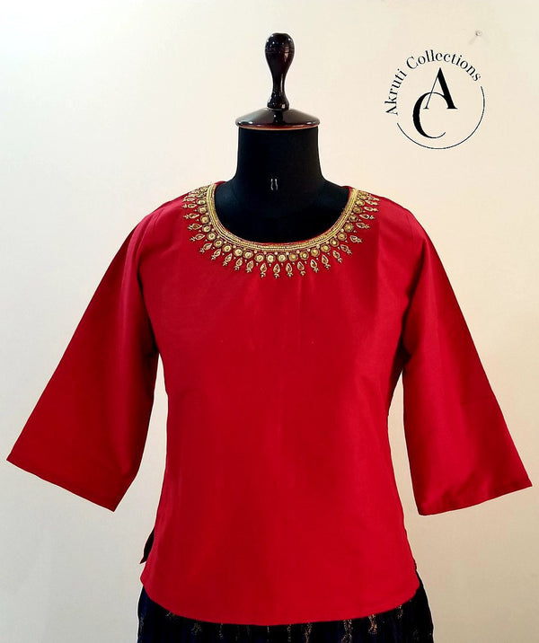 ST28 - Maroon Short Top
