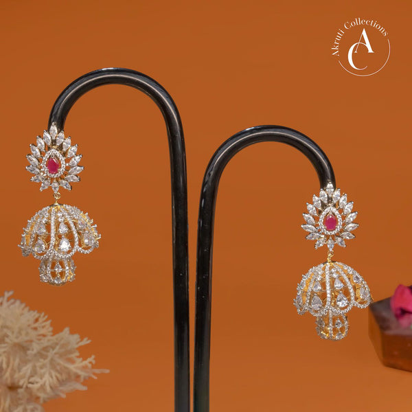 ER173 - Diamond Jhumkas