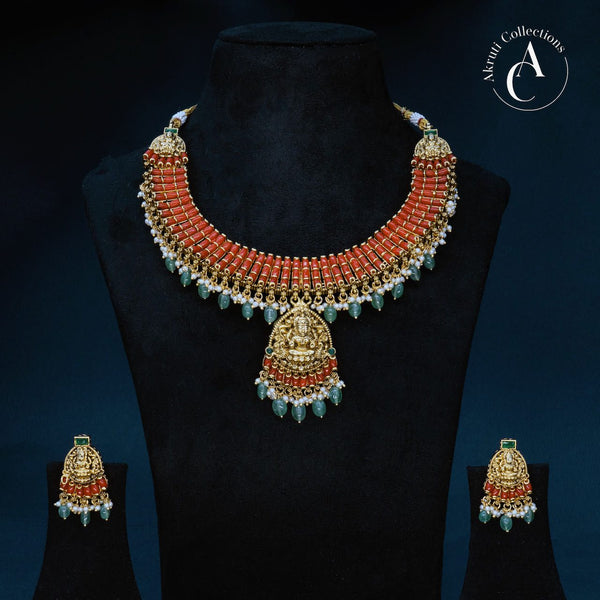 NS686 - Coral Nakshi Set