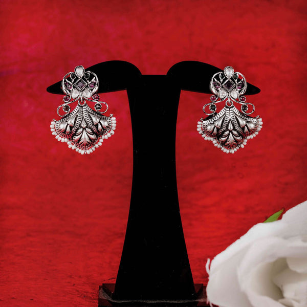 ER100 - Oxidized Jhumkas