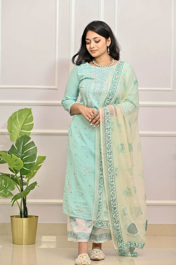 MK116 - 3PC Kurti Set