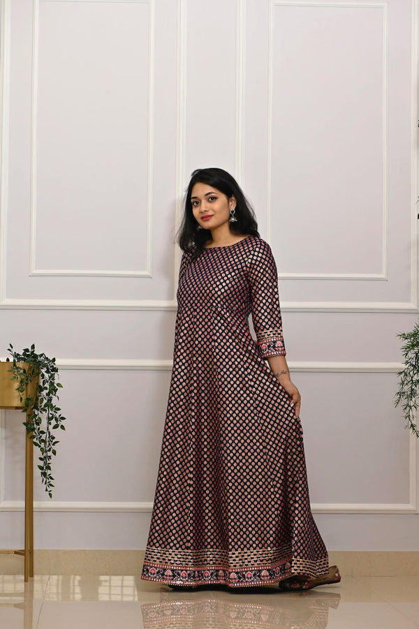 MK121 - Gown Style Kurti