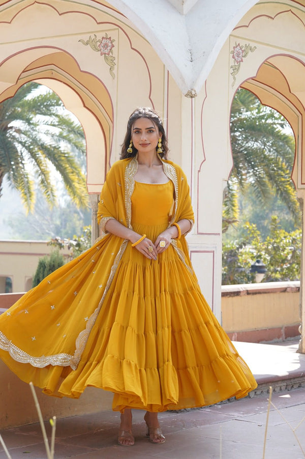 L188 - 5 Layered Anarkali