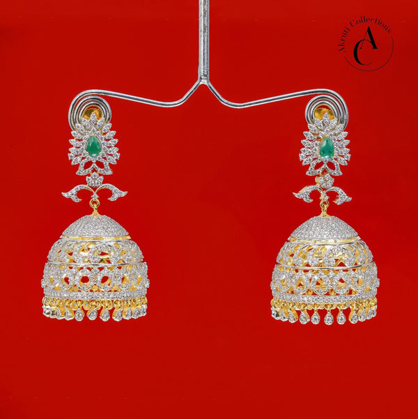 ER320 - Diamond Jhumkas