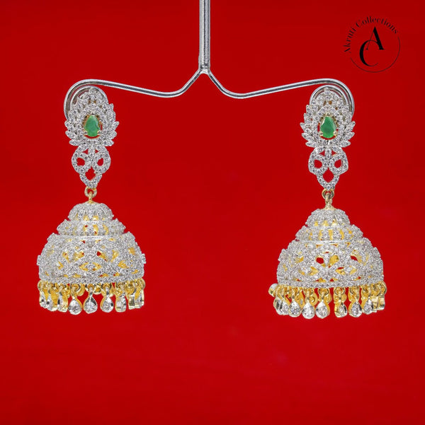 ER319 - Diamond Jhumkas