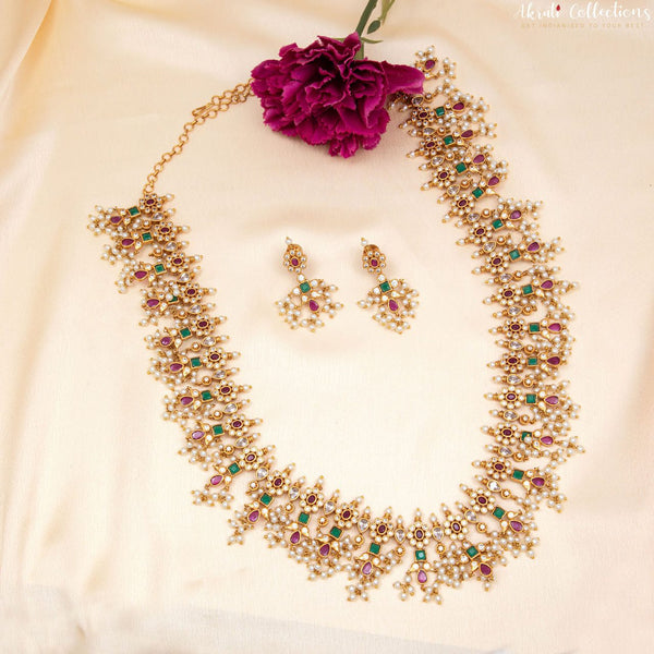 NS486 Kundan Polki Set