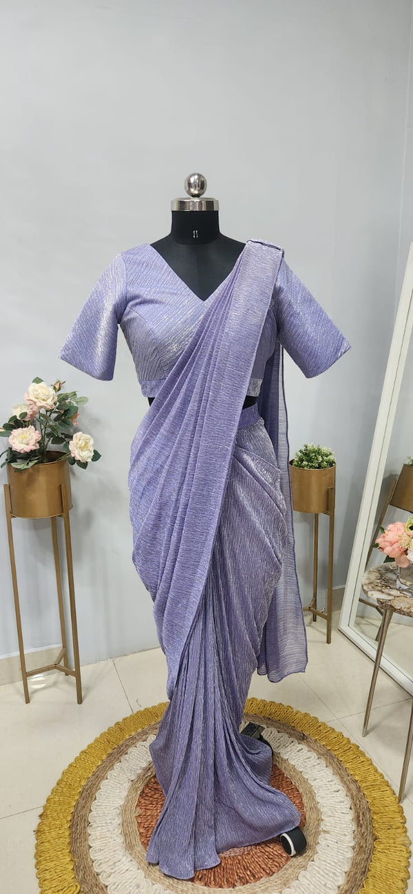 Lavender 1 Min Saree