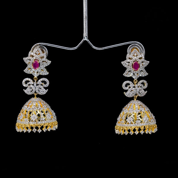 ER5 - Diamond Jhumkas