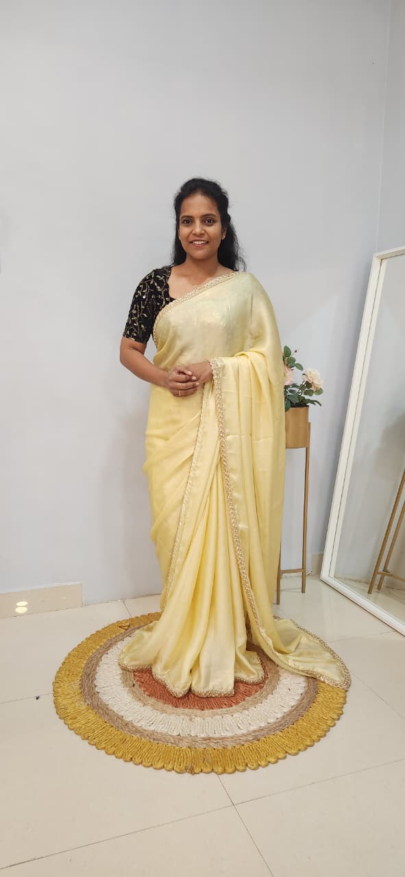 SG3- Shimmer Georgette Saree