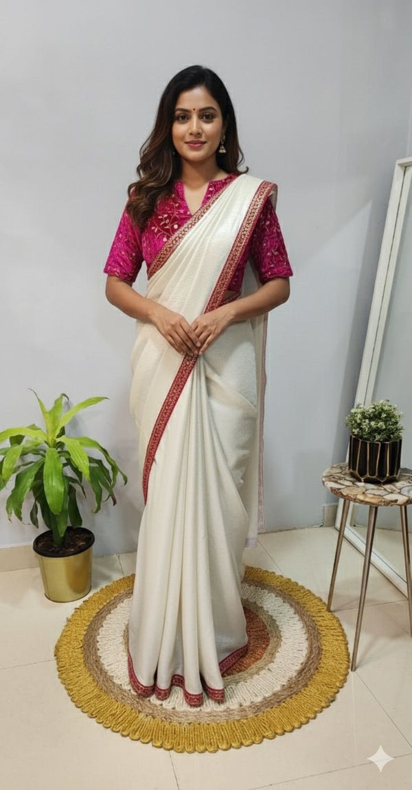 SG1- Shimmer Georgette Saree