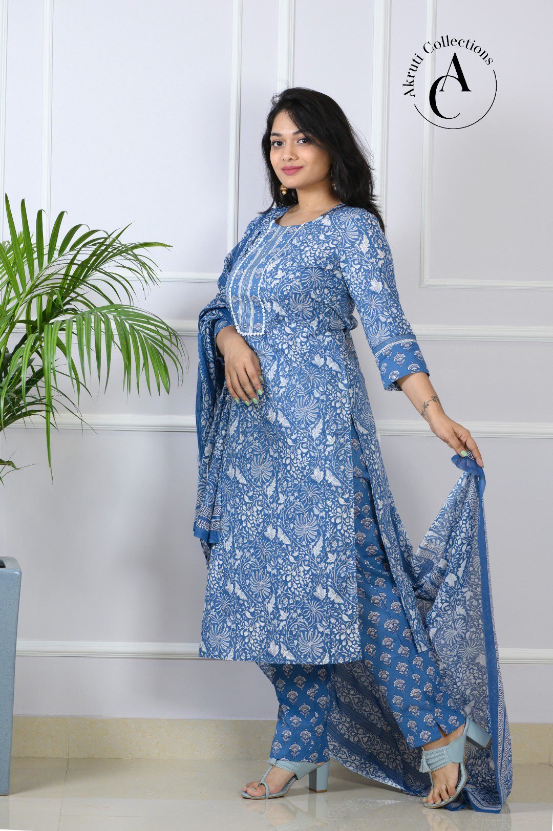 Shop P1644 - 3Pc Kurti Set Online | Buy from Indian Store, USA